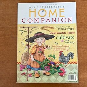 Mary Engelbreit Home Companion Magazine & Ann Estelle Paper Doll Aug/Sept 1998